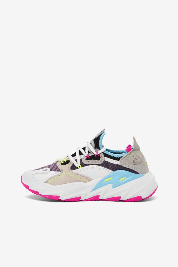 Fila White-Pink Glo-Bluefish Women\'s Ray Tracer Evo 2