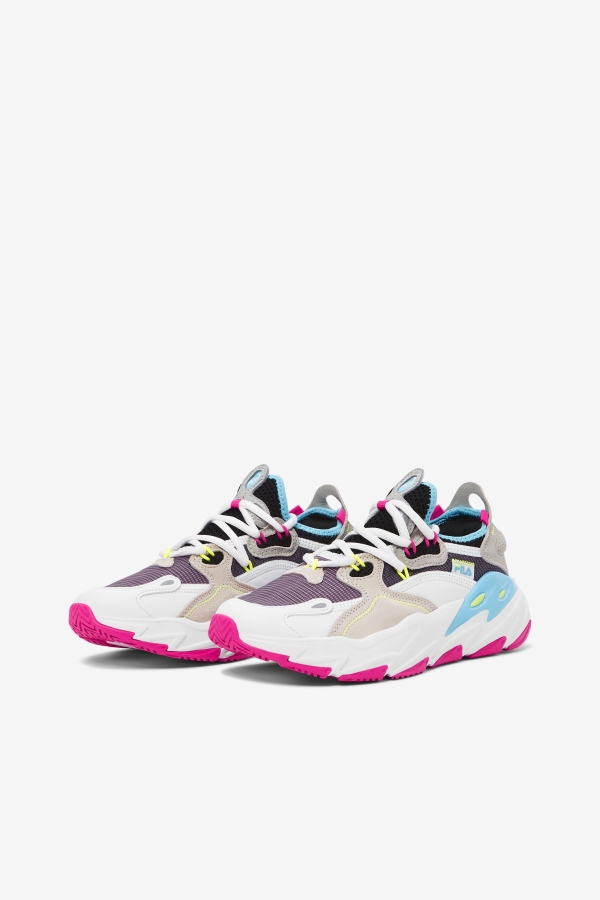 Fila White-Pink Glo-Bluefish Women\'s Ray Tracer Evo 2