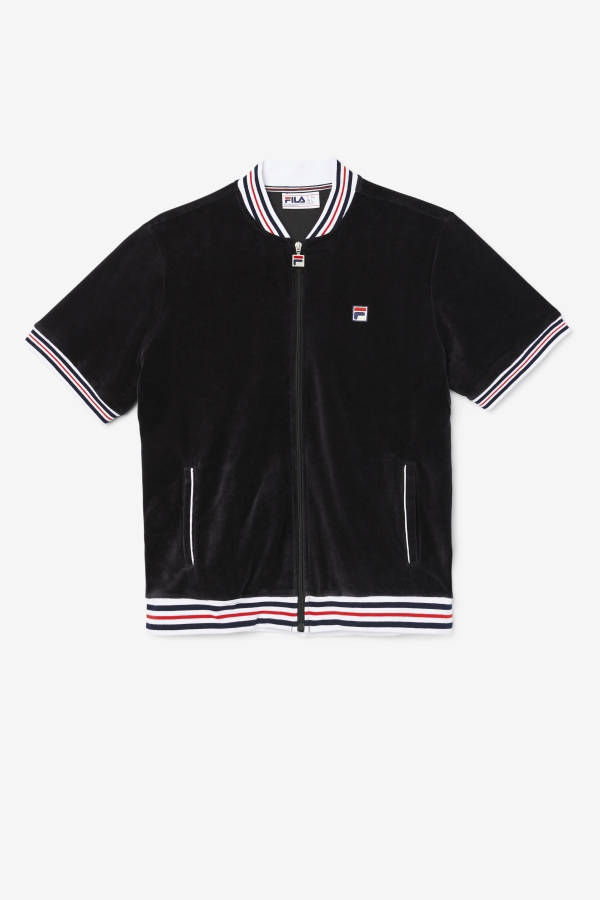 Estudio Velour Jacket Black-White Fila