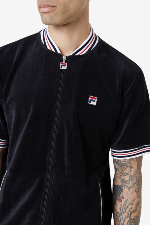 Estudio Velour Jacket Black-White Fila