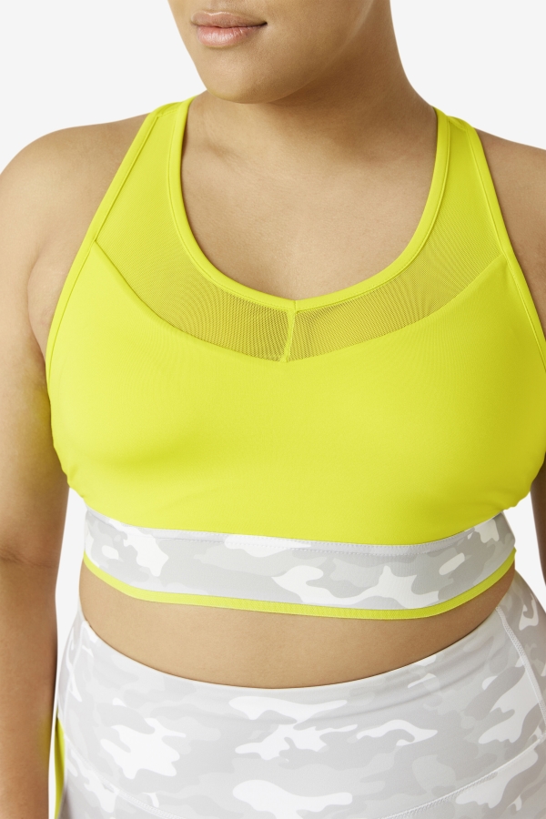 Sulphur Fila Uplift Racerback Bra Top