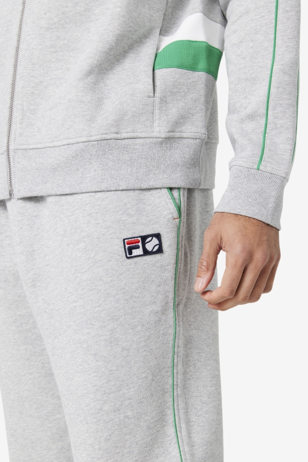 Fila Light Grey-Jelly Bean-White Townes Jogger