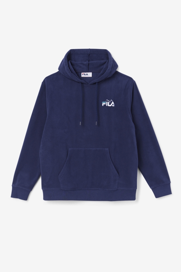 Dinn Hoodie Navy-White-Deep Lake Fila