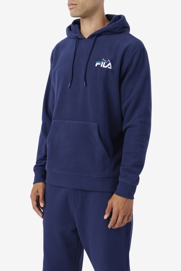 Dinn Hoodie Navy-White-Deep Lake Fila