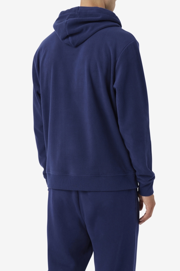 Dinn Hoodie Navy-White-Deep Lake Fila