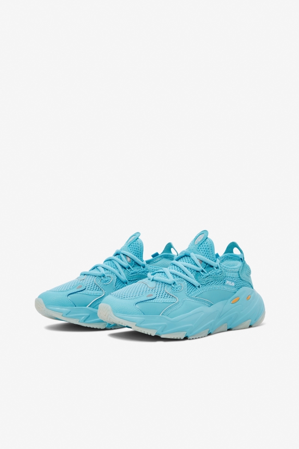 Angel Blue-Apricot Wash-Silver Fila Women\'s Ray Tracer Evo 2