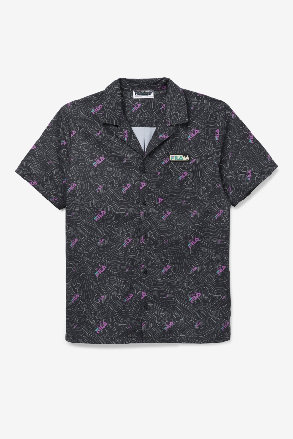 topo caban shirt Fila Black