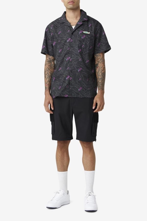 topo caban shirt Fila Black