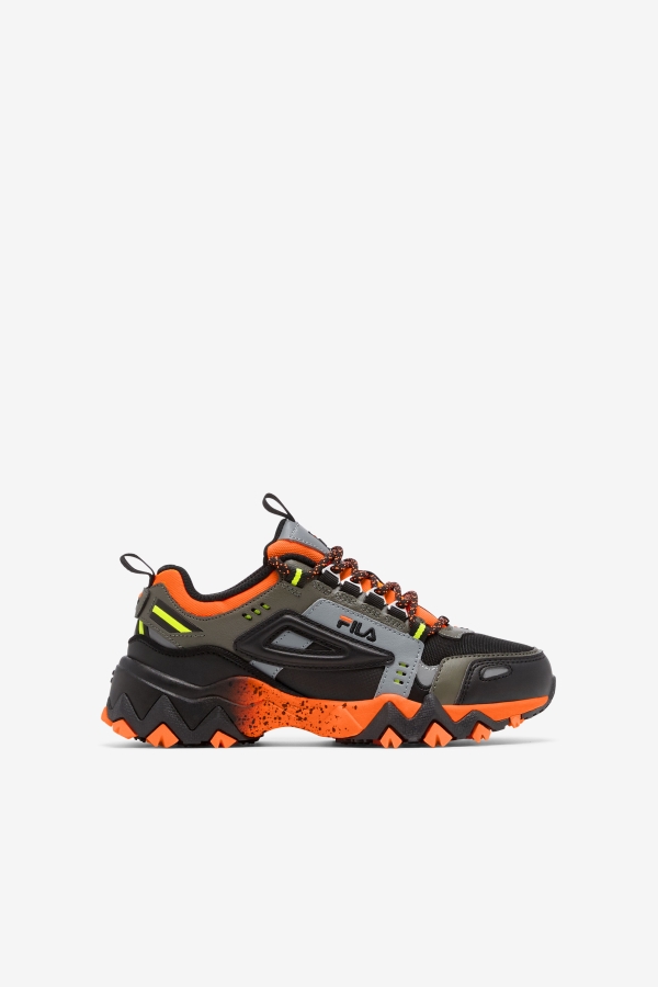 Orange-Tarmac-Black Fila Big Kids' Oakmont TR