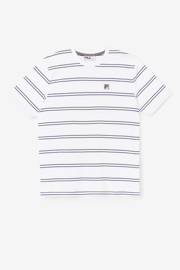 Felix Tee Fila White-Peacoat
