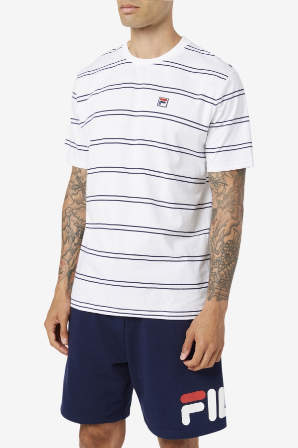 Felix Tee Fila White-Peacoat
