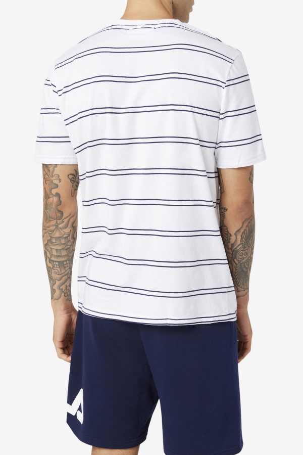 Felix Tee Fila White-Peacoat