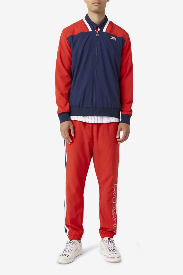 FILA X The Museum Track Pant Fila Red-Peacoat-White