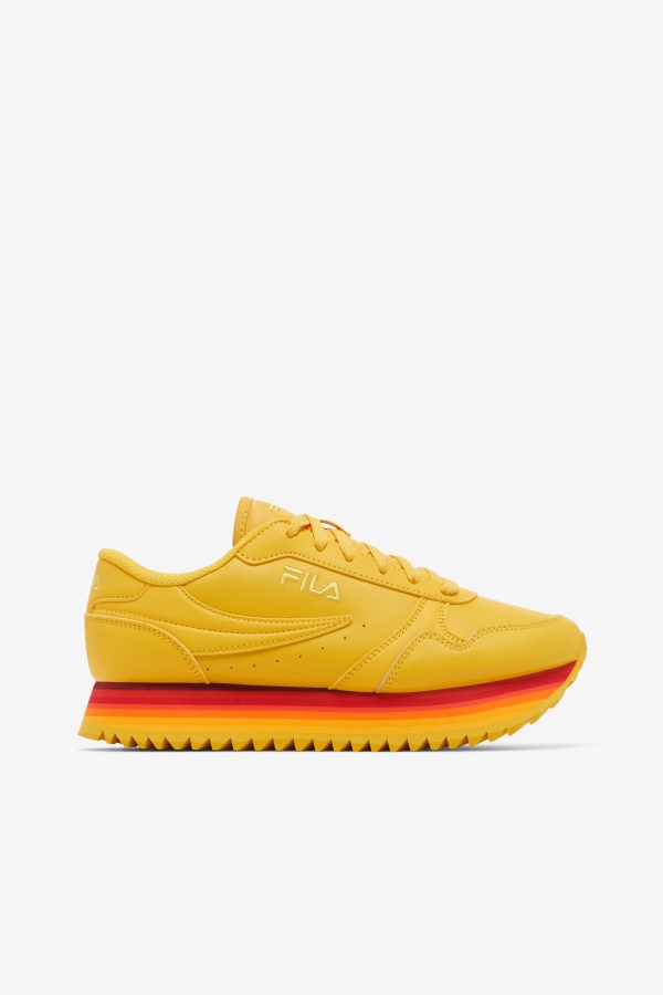 Fila Lemon-Rhubarb Women's Orbit Stripe