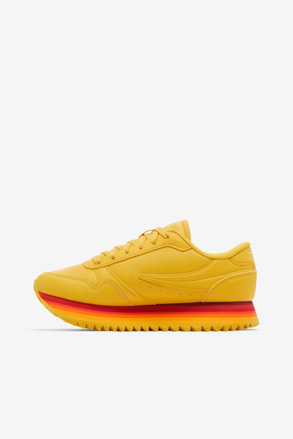 Fila Lemon-Rhubarb Women\'s Orbit Stripe