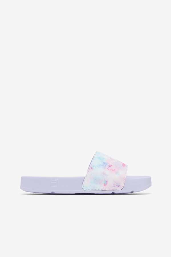 Multi-White-Purple Heather Women's Drifter Tie Dye Fila