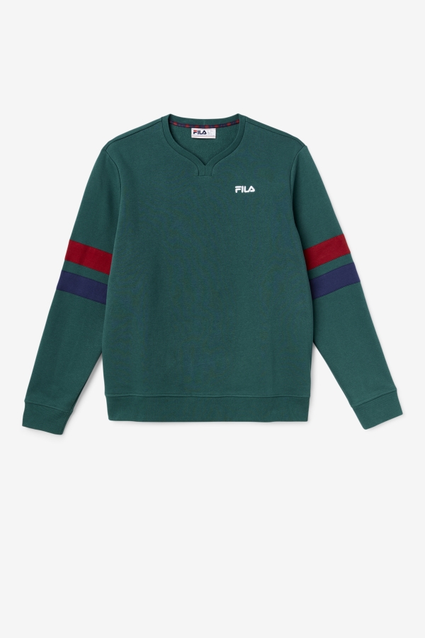 Faneel Crew June Bug-Rhubarb-Peacoat Fila