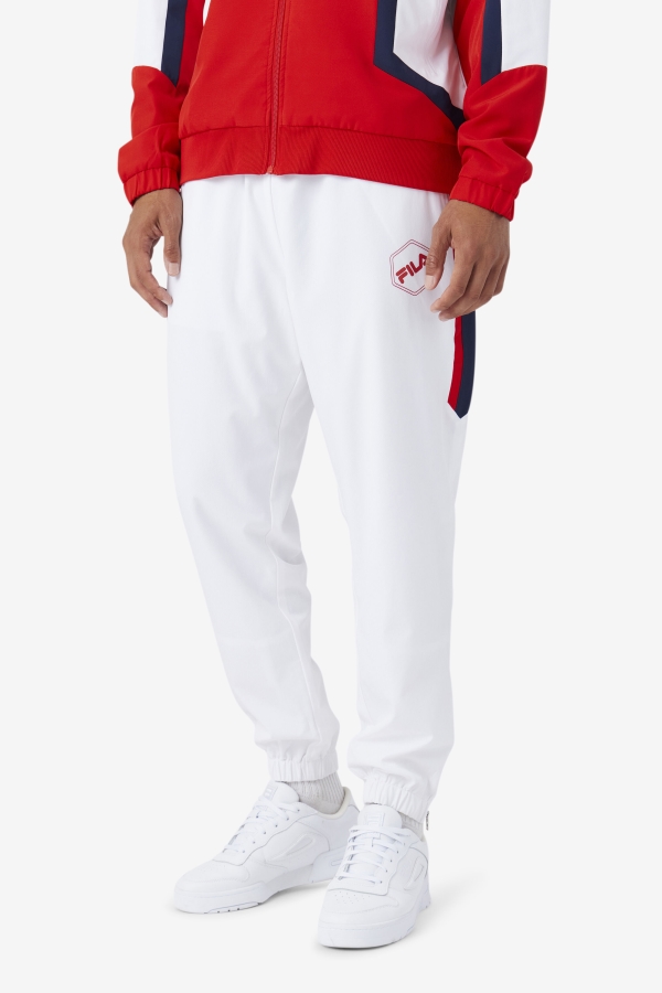 Fila Sanz Windpant White-Navy-Red