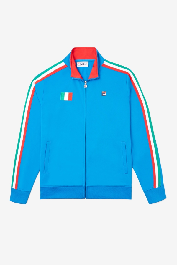 Italy Track Jacket Fila Blue-Red
