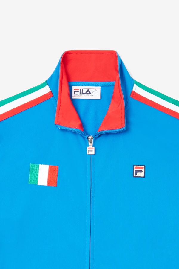 Italy Track Jacket Fila Blue-Red