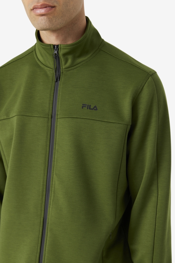 Chive-Black Gonal Zip Jacket Fila