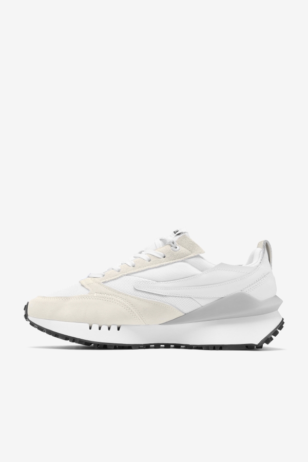 Men\'s Renno N-Generation Patched Fila White-Glacier Gray