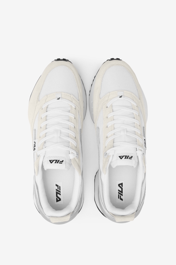 Men\'s Renno N-Generation Patched Fila White-Glacier Gray
