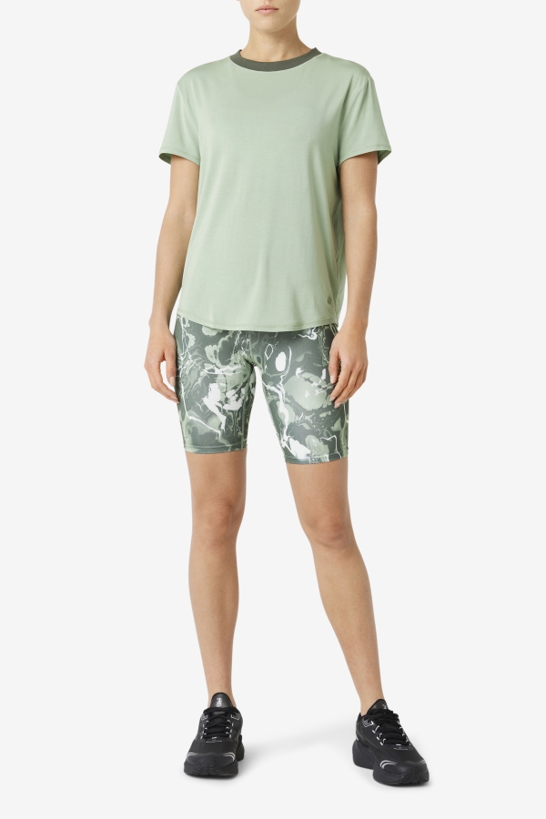Basil-Thyme Fi-Lux Short Sleeve Top Fila