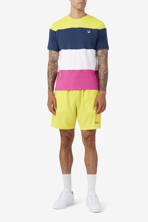 Fila Yellow-Navy-Cherry Tomato Ravini Short