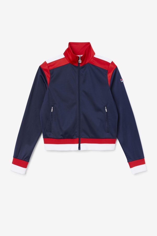 Sandy Track Jacket Fila Navy-Red-White