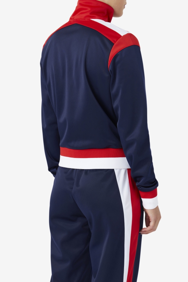 Sandy Track Jacket Fila Navy-Red-White