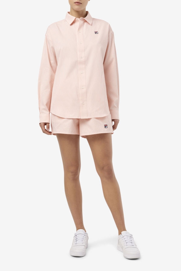 Ariella Short Fila Coral Almond-White