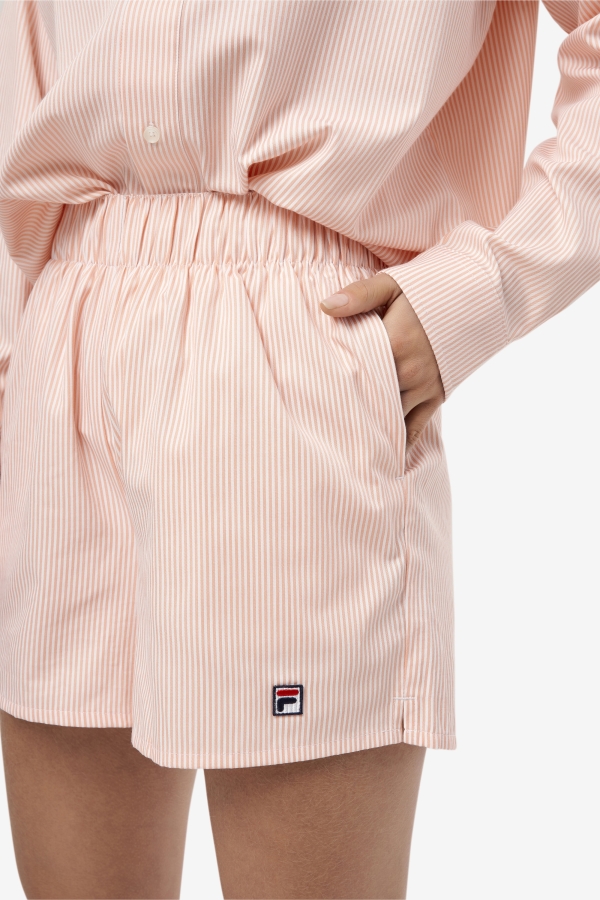 Ariella Short Fila Coral Almond-White