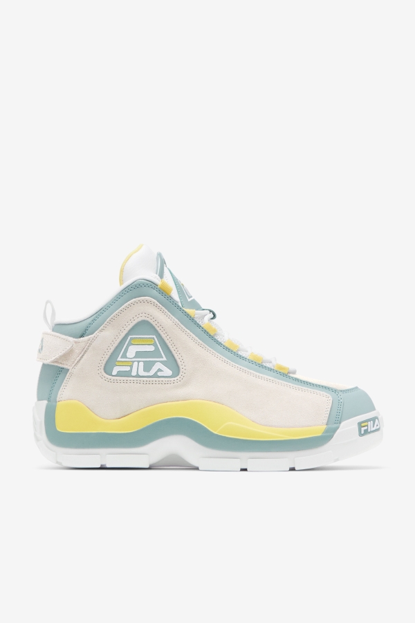 Men's Grant Hill 2 White-Egret-Gray Mist Fila