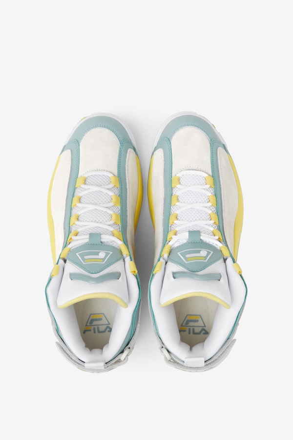 Men\'s Grant Hill 2 White-Egret-Gray Mist Fila