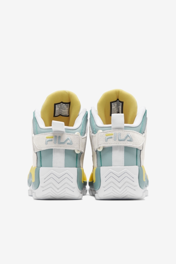 Men\'s Grant Hill 2 White-Egret-Gray Mist Fila