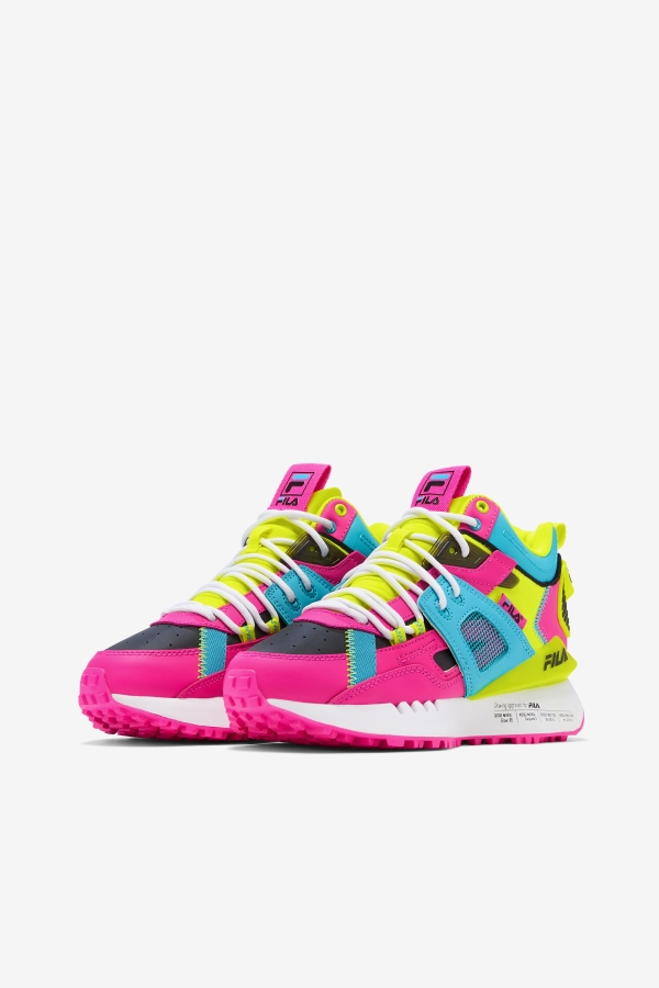 Women\'s Spectra Fila Pink Glo-Yellow-Black
