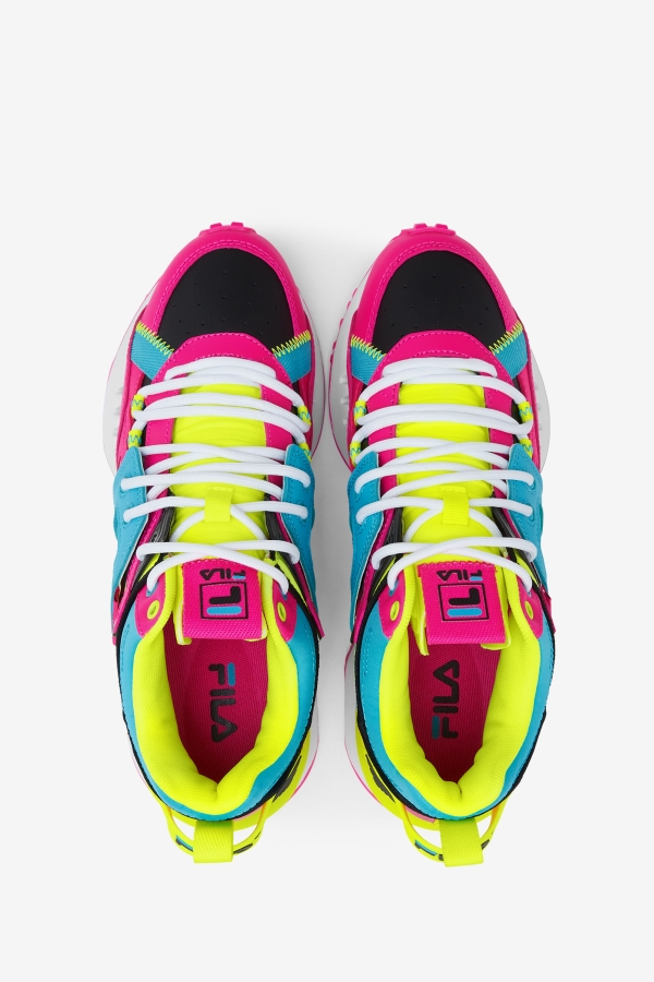Women\'s Spectra Fila Pink Glo-Yellow-Black