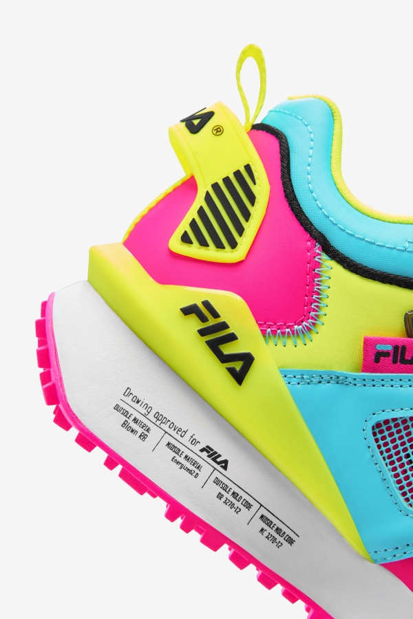 Women\'s Spectra Fila Pink Glo-Yellow-Black