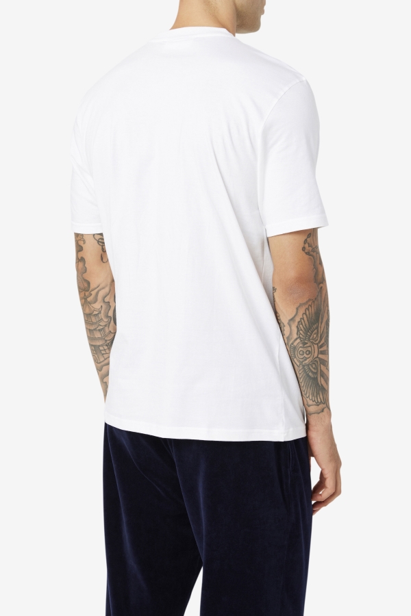 borough tee Fila White-Black-Red