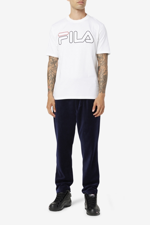 borough tee Fila White-Black-Red