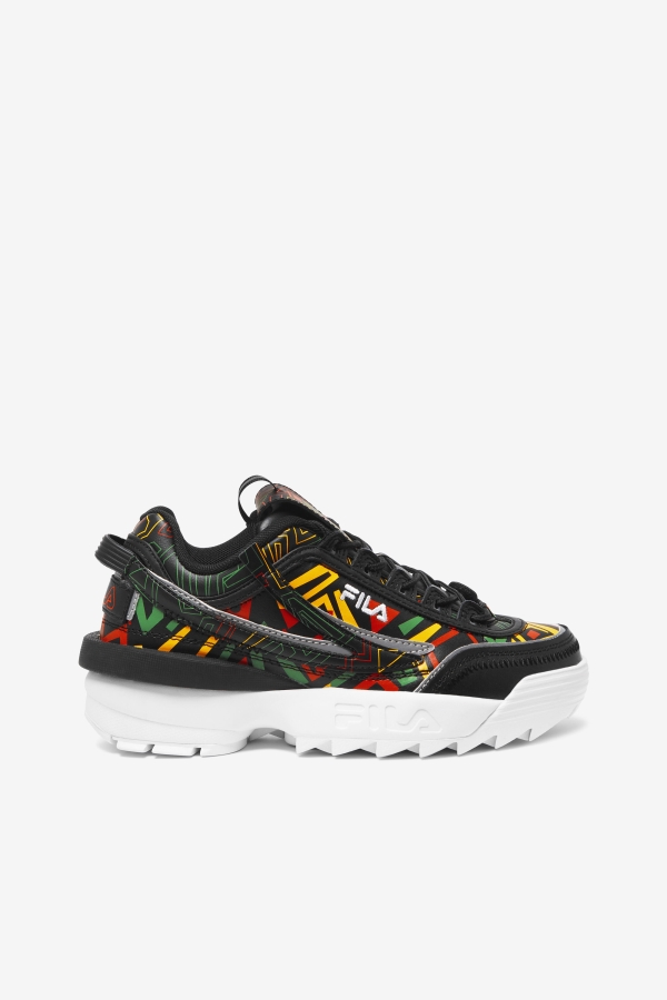 Fila Black-Jelly Bean-Lemon Women's Disruptor 2 Exp