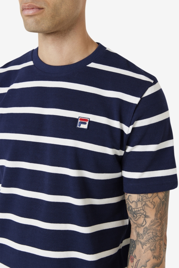Navy-Marshmallow Deny Crew Fila