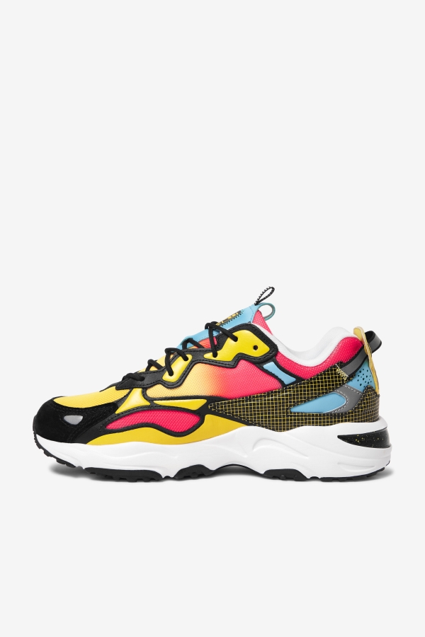 Men\'s Ray Tracer Apex Black-Deep Pink-White Fila
