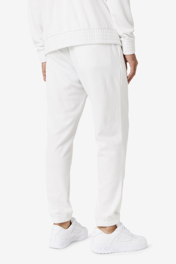 Fila Mansur Velour Pant White-Forest Green-Red