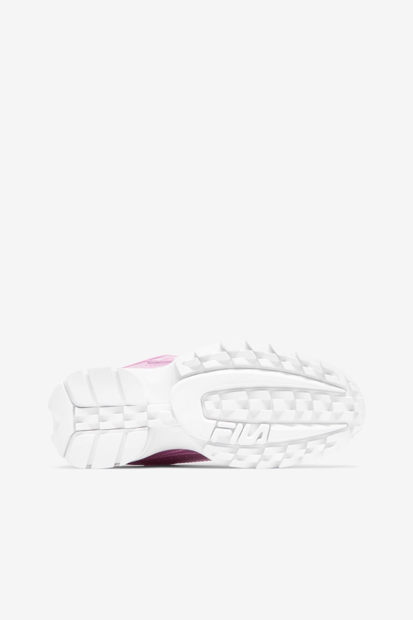 Cotton Candy-White Women\'s Disruptor 2 Premium Iridescent Snake Fila