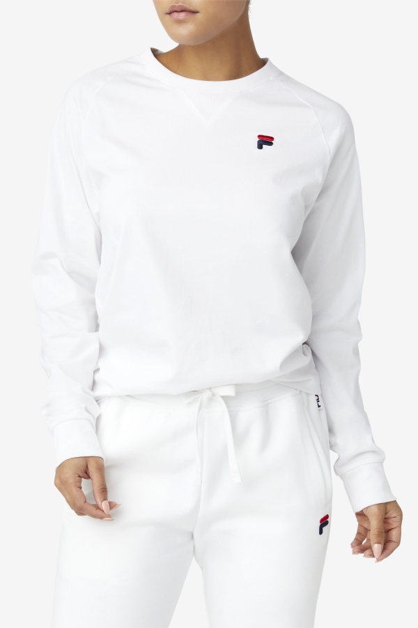 White Flynn Long Sleeve Tee Fila