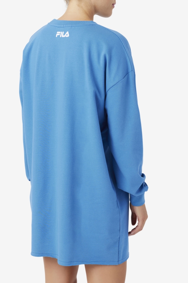 Mazik T-Shirt Dress Fila Vallarta Blue-White