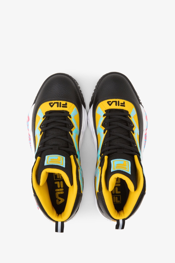 Men\'s MB Fila Black-Lemon-Bluefish