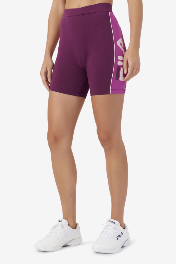 Fila Davina Bike Short Grape Wine-Rouge-Potpourri